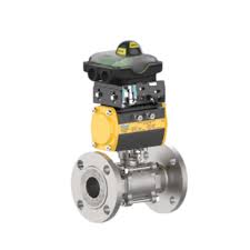 Uflow S.S. Ball Valve with Pneumatic Actuator F/E | S.R. Associates