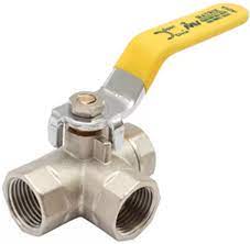 3 Way Brass Ball Valve | S.R. Associates