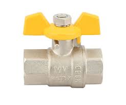 Brass Ball Valve With Butterfly Handle | S.R. Associates