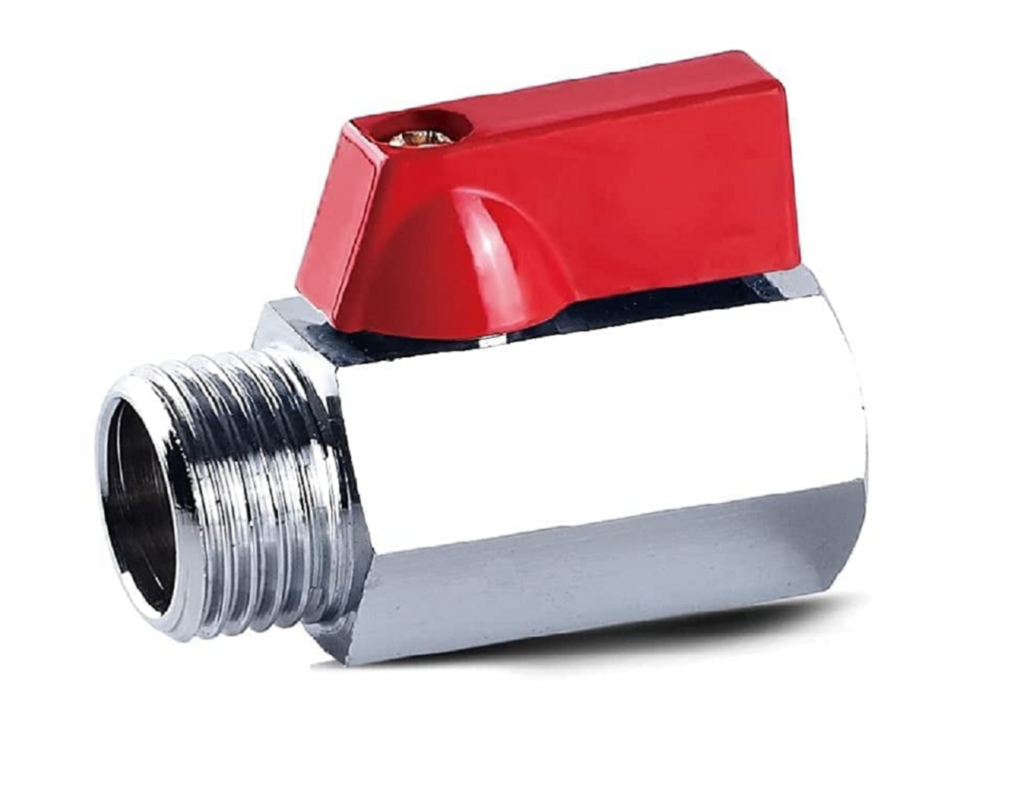 Brass Mini Valve Male Thread | S.R. Associates