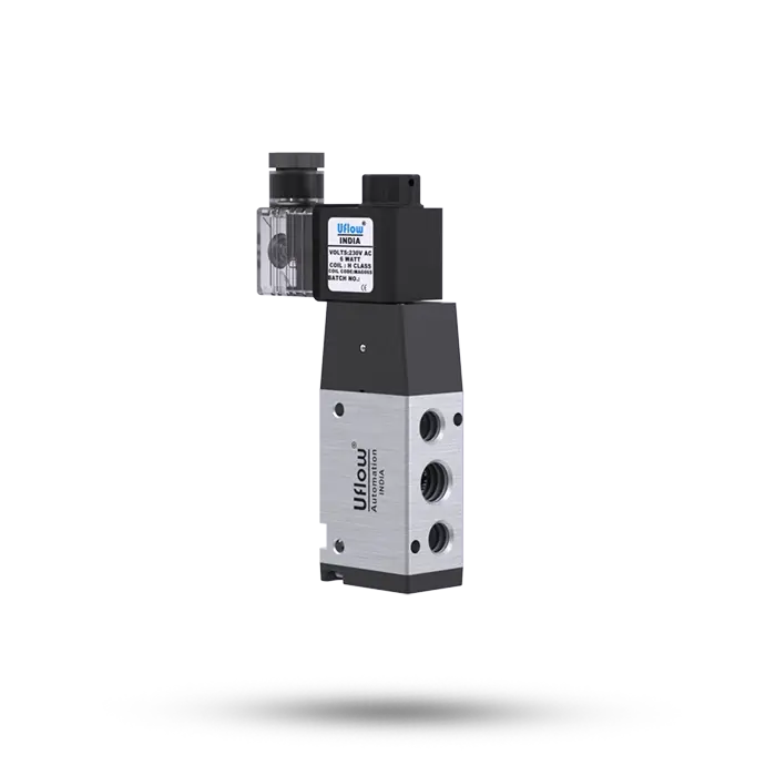 Uflow 5/2 Single Solenoid Valves | SR Associates
