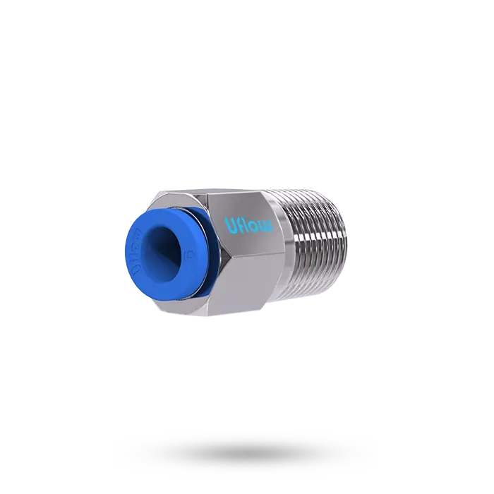 Uflow Pneumatic Male Connector | S.R. Associates
